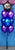 Happy Birthday Star Foil & 9 Metallic Balloon Arrangement - Stacked