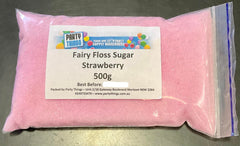 Fairy Floss Sugar - Strawberry 500g