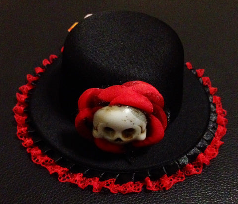 Mini Top Hat - Skull