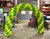 Balloon Arch - Two Colour Spiral (2m high)