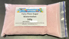 Fairy Floss Sugar - Watermelon 500g