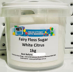 Fairy Floss Sugar - White Citrus 1kg