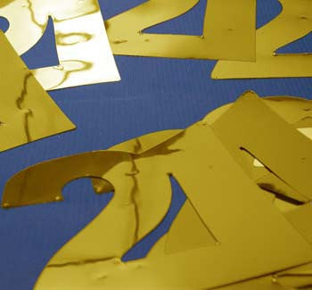 Foil Cutouts 21-Gold