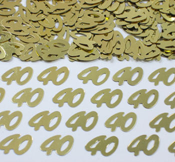 Table Scatters 40 - Gold