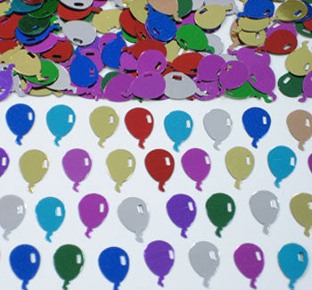 Table Scatters Balloons