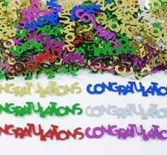 Table Scatters Congratulations