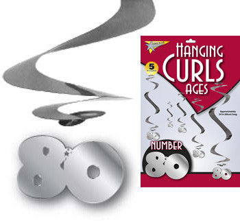 Hanging Curls 80 - Silver (5 pack)