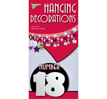 Hanging Decorations 18 (3.65m)