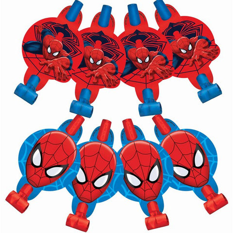 Spider Man Party Blowouts (8 pack)