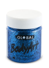 Body Art Face Paint - Blue Glitter - 45ml