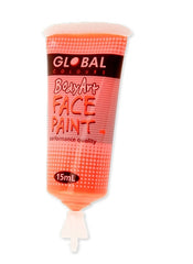 Body Art Face Paint - Flouro Orange - 15ml
