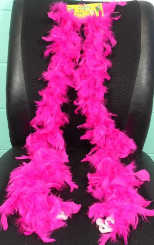 pink gatsby feather boa