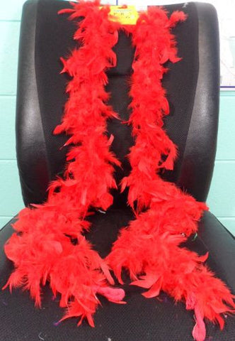 Feather Boa (2m) - Red