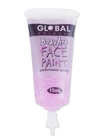 Body Art Face Paint - Pink Glitter - 15ml