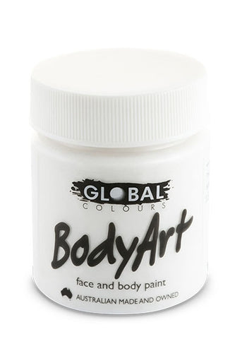 Body Art Face Paint - White - 45ml