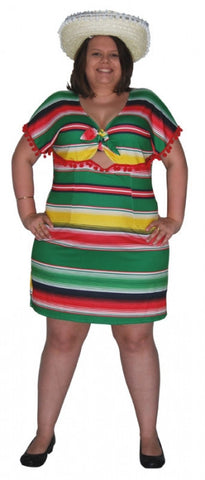 Mexican Dress - Adult - XX-Large