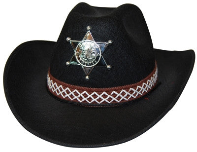 Cowboy Hat - Black Feltex