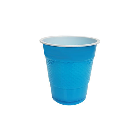 Electric Blue Plastic Cups (20 pack)
