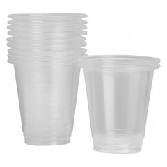 225ml Clear Plastic Cups (50 pack)