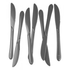 Metallic Silver Plastic Knives (20 pack)