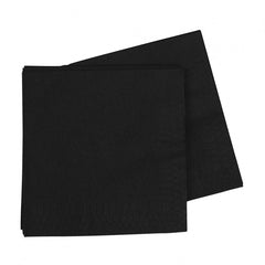 Black Luncheon Napkins (40 pack)