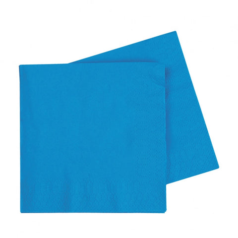 Electric Blue Luncheon Napkins (40 pack)
