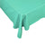 Turquoise Plastic Table Cover - Rectangle