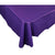 Purple Plastic Table Cover - Rectangle