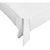 White Plastic Table Cover - Rectangle
