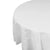 White Plastic Table Cover - Round