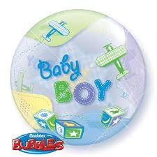 Baby Boy Airplanes Bubble Balloon