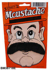 Moustache Long Straight - Black