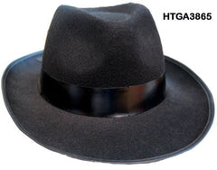 Gangster Hat - Black Feltex