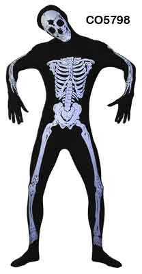 Skinz Bodysuit - Skeleton - Adult