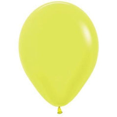Neon Yellow Balloons (25 pack)