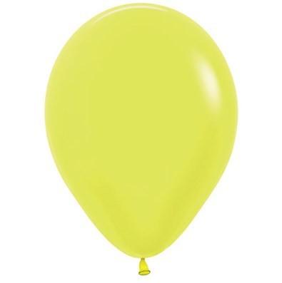 Neon Yellow Balloons (100 pack)