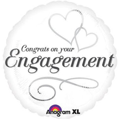 Congratulations On Your Engagement Foil Balloon - 45cm